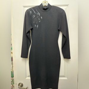 Sexy Modest Style Black Dress